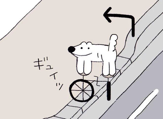 ウルフくんおしりが描きたかった🚲 