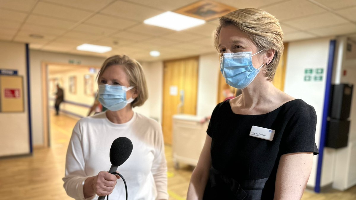 I spent time at <a href="/nhsswft/">@nhsswft</a> with <a href="/Marthakearney/">Martha Kearney</a> this week and heard about their work getting people who may not need to be in hospital the care they need in the community or at home — this is better for patients, their families and eases pressure on the NHS.