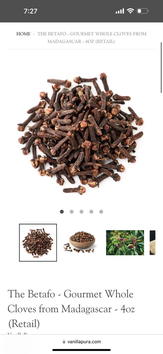 MidwivesMothers's tweet photo. @GxmPsychologist Cloves. It really helps with toothache and other illnesses https://t.co/xxAFRmk1rX