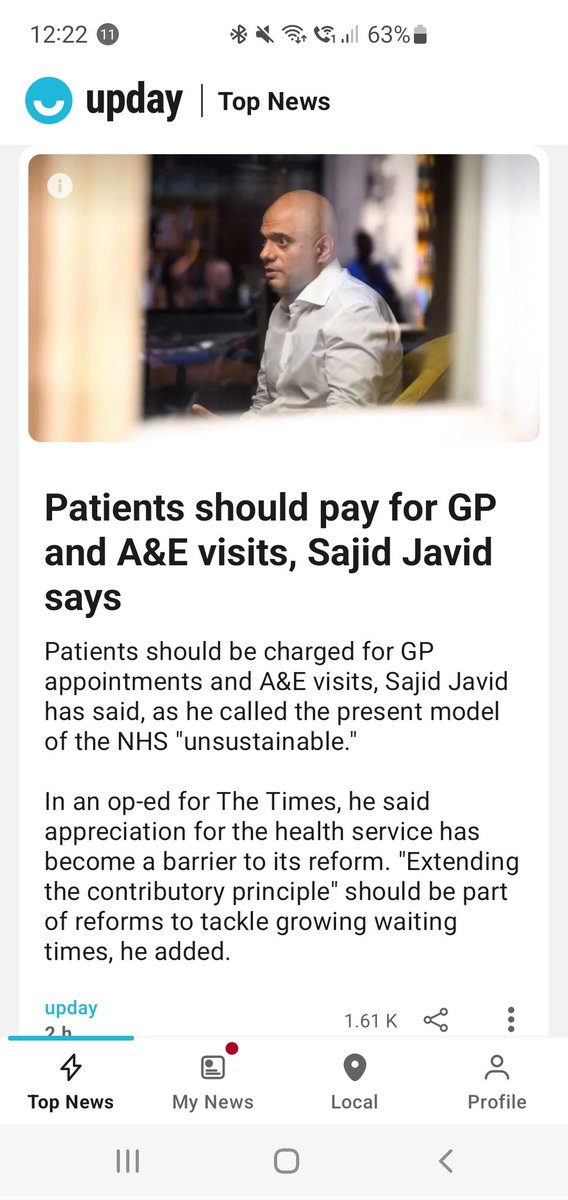 Looks like there trying to completely disgrace our NHS ... so Looks like we all need private medical insurance.....
I wonder what's next on the agenda 🤔