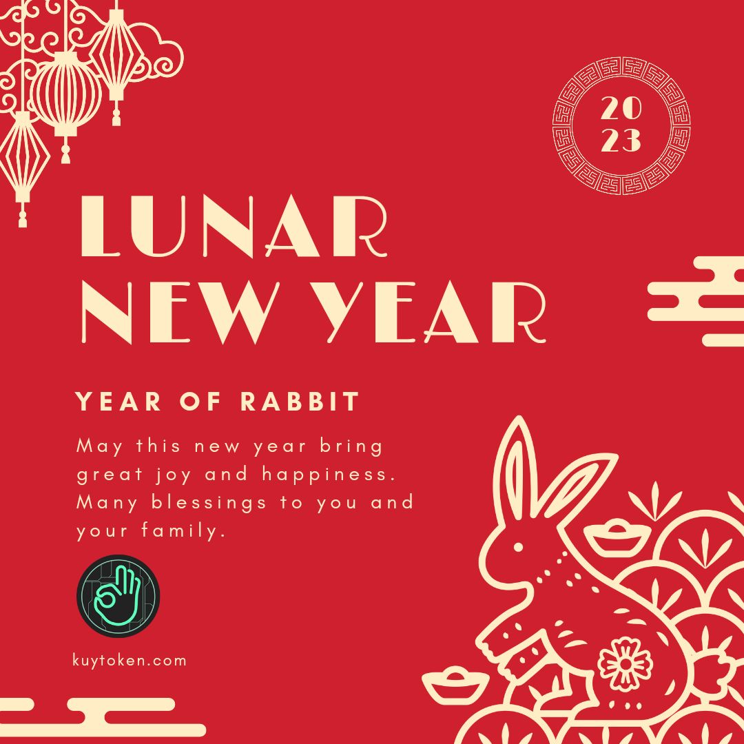 Warmest greetings on the occasion of the Chinese New Year! May the Year of the Rabbit bring you good health, happiness, and success in all your endeavors. May all your dreams come true and may you be surrounded by love and prosperity. Gong xi fa cai!

#cryptocurrency #bnb #bsc