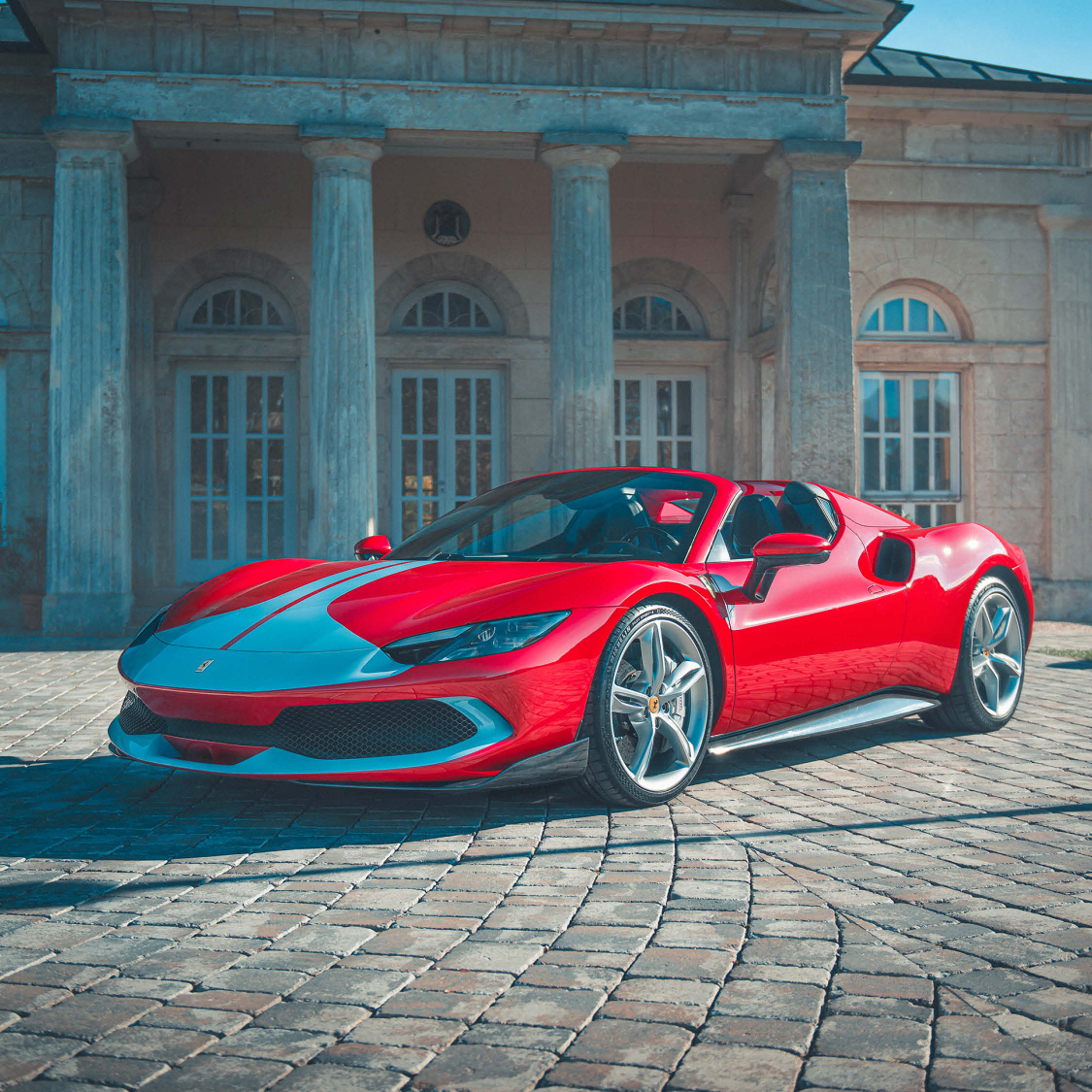 Ferrari_Bham's tweet photo. The epitome of driving pleasure is expressed with the #Ferrari296GTS. The model graced #Budapest for a day of pure emotions and driving pleasure. #Ferrari https://t.co/RNbpcaDWNk