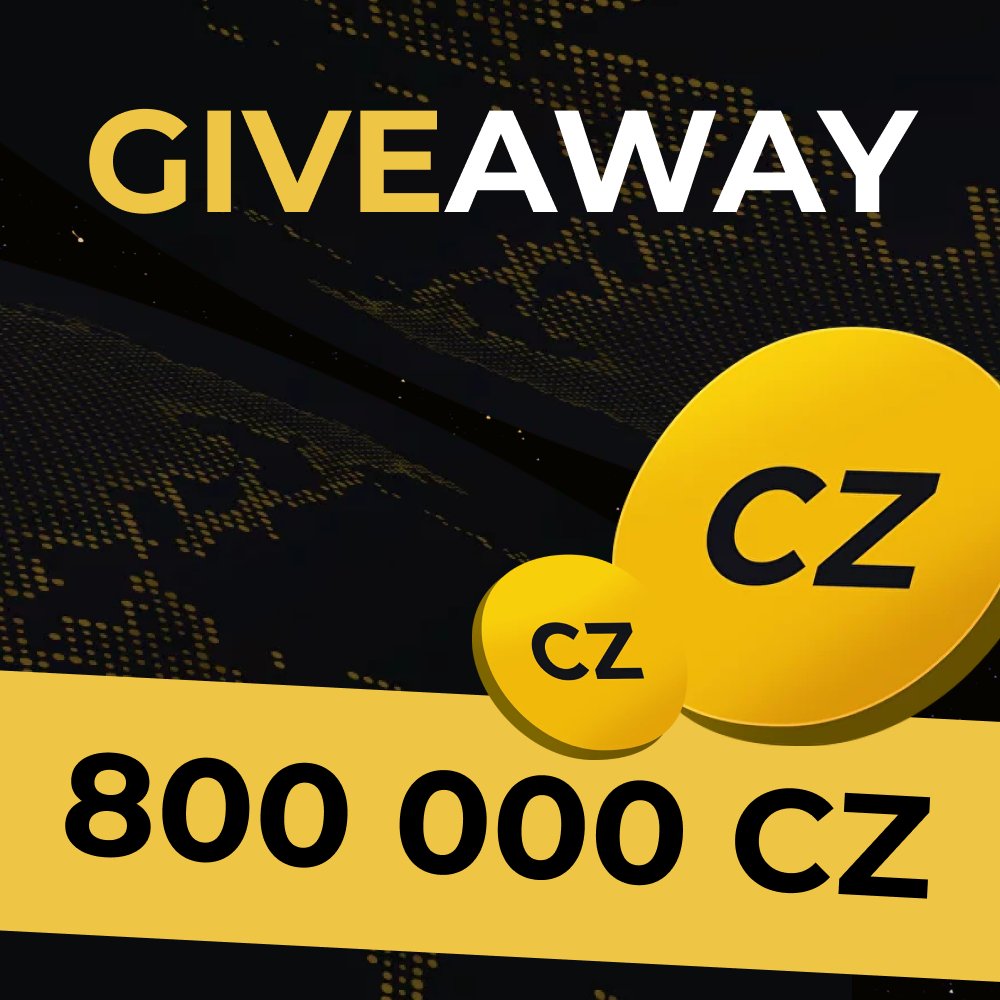 🔶It's time for our first #CZCoin lucky draw🥳!🔶

To enter:
🔶Follow <a href="/cz1977com/">CZ1977</a>

🔶♥️&amp;🔁 this post
🔶Make a post (not a reply) about what you would like to convey to CZ himself with #CZArmy hashtag 

The winner will get 800 000 CZ Coin tokens (88$) ! 

Good luck! #CZCoin #CZArmy