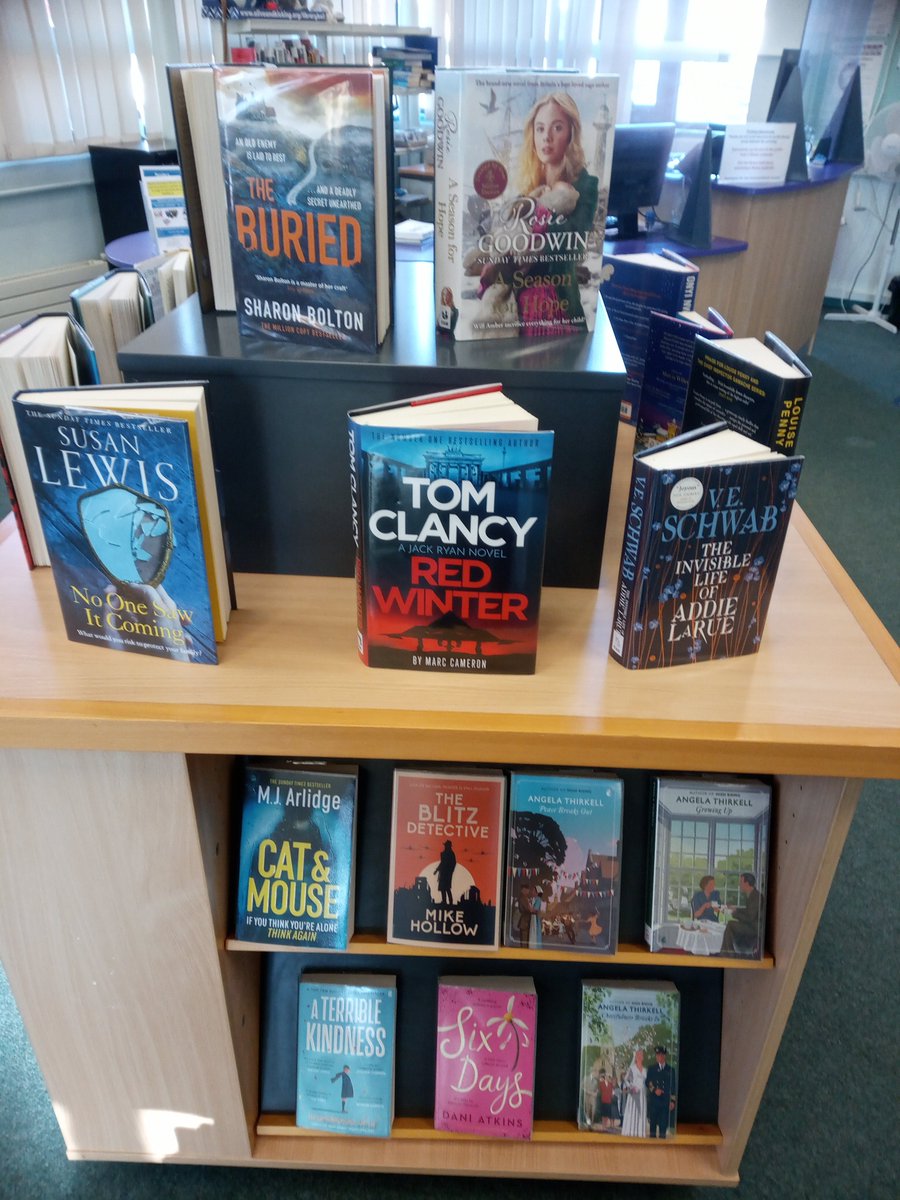We have a lovely selection of new fiction titles available at the library, Don't miss out!