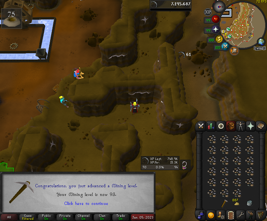 WarpRs's tweet photo. Mining Gainz Dump as-well.
#Runescape #OSRS #Mining #MaxGrind https://t.co/2yrlwes864