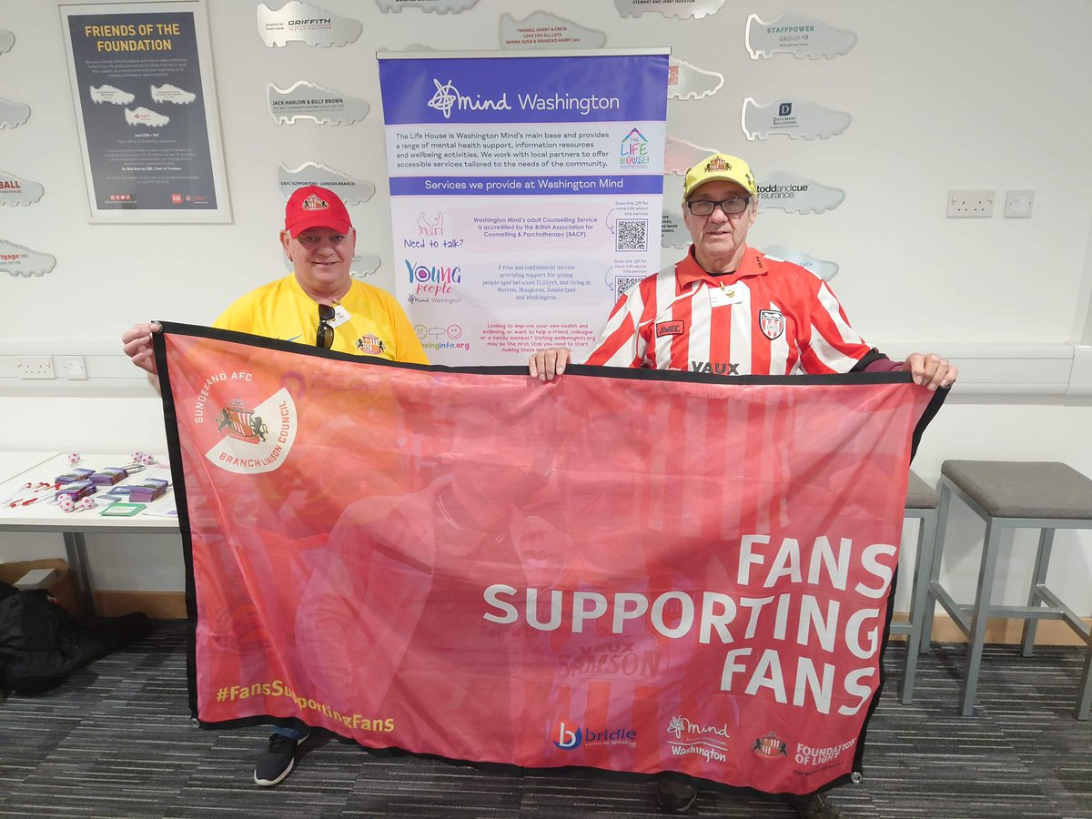 BlcSafc's tweet photo. Today it’s the lads from the Ellington branch who will be at the match day hub with @washingtonmind 12 30–230 @BeaconofLight #fanssupportingfans In it together 🔴⚪️ https://t.co/cuIvJo3Jt1
