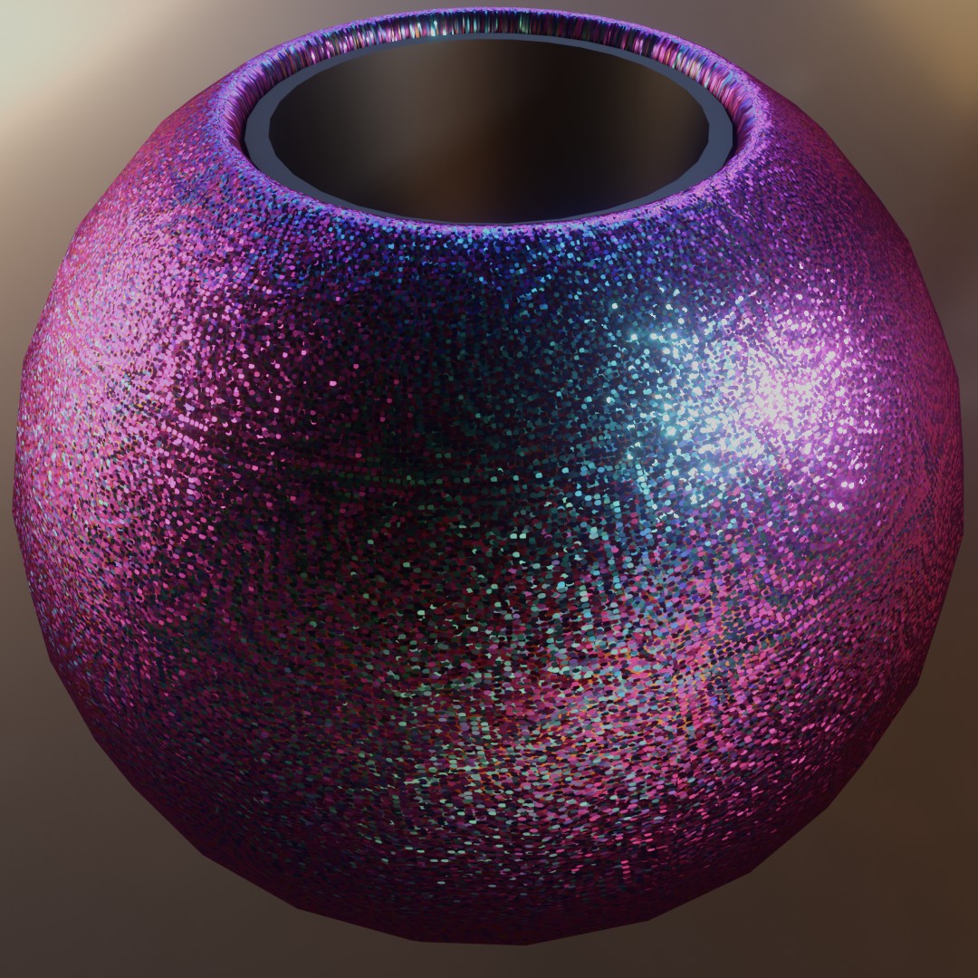 Glitter shader experiment 3 with iridescent support #b3d #cycles #EEVEE ...