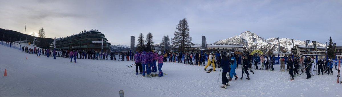 PcsAski's tweet photo. Day one- we are on the mountain. Just about to meet our ski instructors⛷⛷⛷ https://t.co/YzkQH0qJ5A