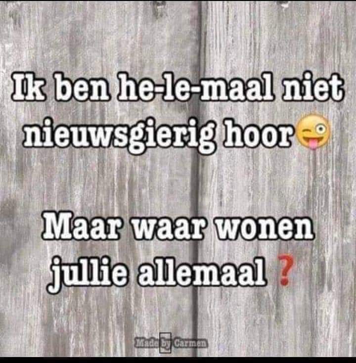 Roland nijk on Twitter lieverds en stouters, vraag van de dag