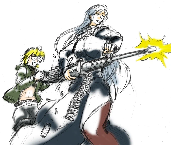 #TLに深刻な射撃ポーズ不足こういうことですかね 