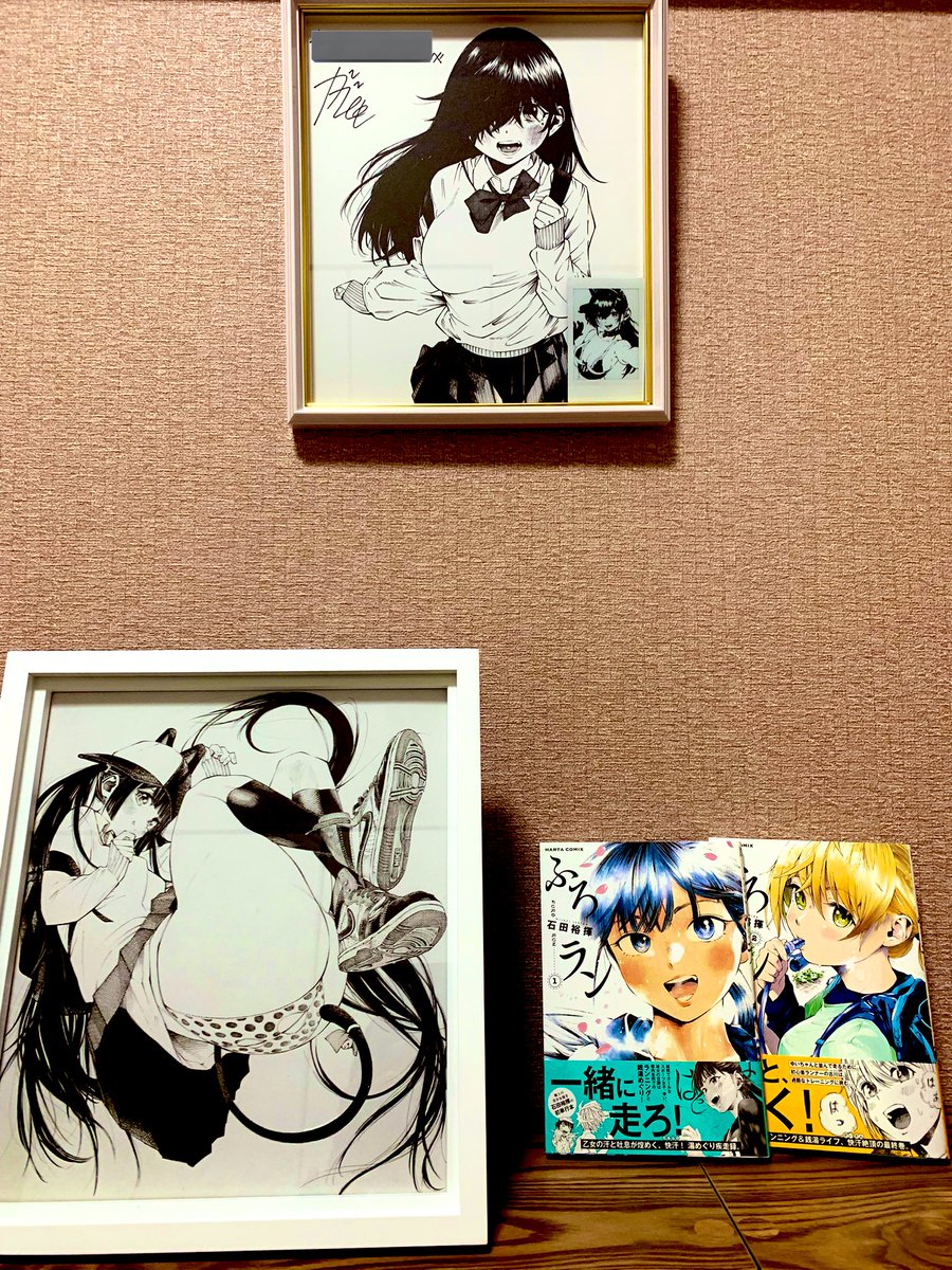 ガガイモ先生 直筆イラストミニ色紙