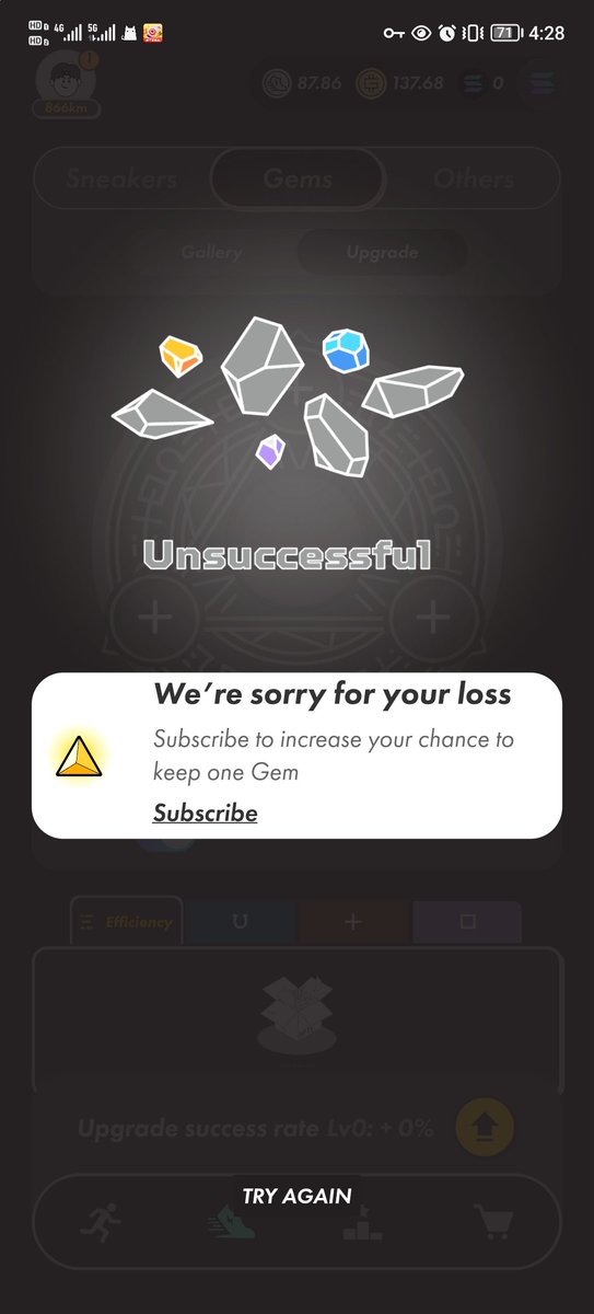 LK3693's tweet photo. @Stepnofficial @yawn_rong Yesterday it was broken five times before I saw the activity, today it was only broken twice😹😹😹 https://t.co/acH3BNWZAc