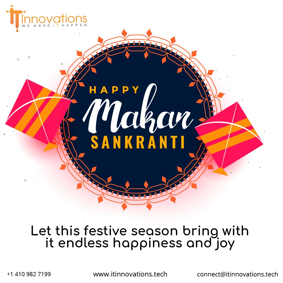 innovations2_it's tweet image. May you continue to grow in joy and happiness, just like the stunning kites in the sky. Greetings on Makar Sankranti! Visit our website to know more: itinnovations.tech

#makarsankranti #techstartups #webappdevelopmentcompany #websitecreation #appsdevelopment #ERPDevelopment