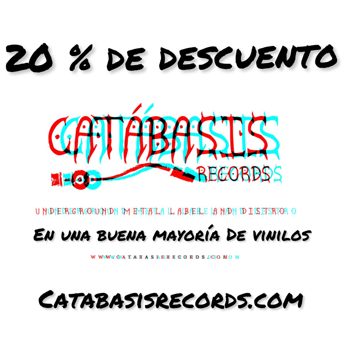 🔥 Aprovechen el descuento para hacerse con un buen cargamento de vinilos de metal.

🖤 catabasisrecords.com 🖤

#vinylrecords #vinylcollection #deathmetal #blackmetal #grindcore #sludge #doommetal