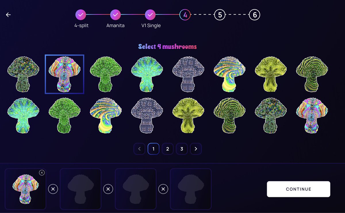 FractalFungi's tweet photo. People will be able to create &amp; mint their own magical mushrooms. A first in the NFT space.

#Tezos community, are you ready? https://t.co/3me4l4ub5D