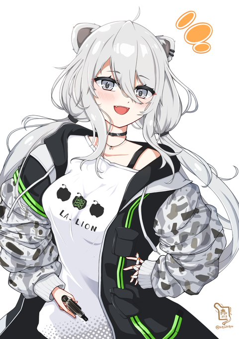 初描きししろーーんゲライオンの笑い方や可愛いところが滲み出るところとか歌声も好き#ししらーと 