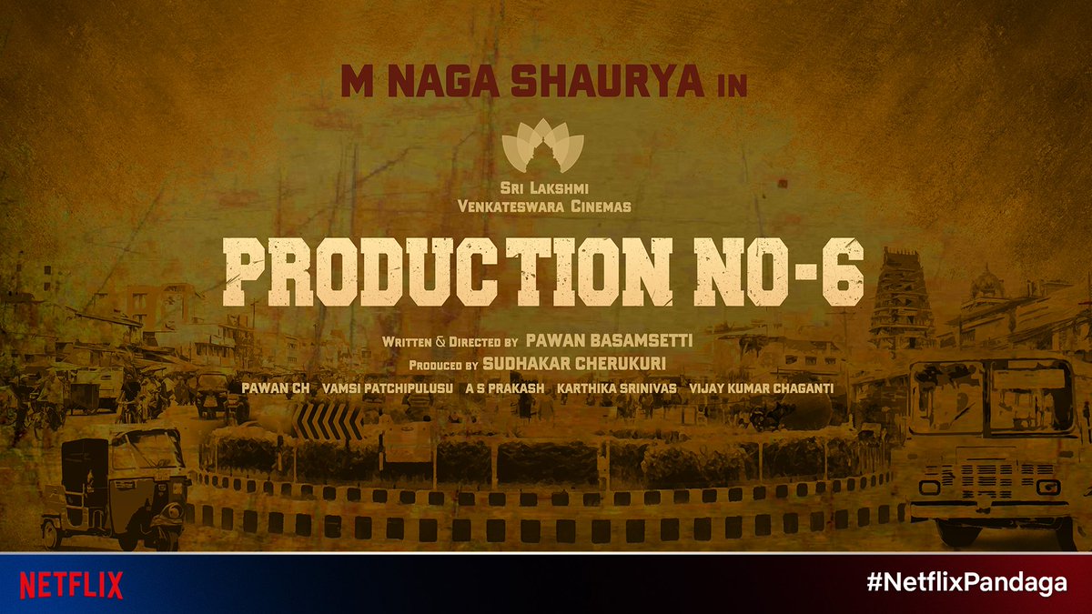 #NagaShaurya's Upcoming Untitled Film #ProductionNo6 Digital Rights With @NetflixIndia 

Movie Will Premiere On Netflix In Telugu, #Kannada, Tamil & Malayalam As A Post Theatrical Release

#KannadaDubbed #KannadaDubbedOnOTT