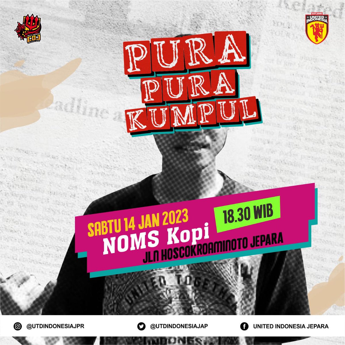 Tidak ada nobar. yang ada hanya pura-pura kumpul. gassss 🔥