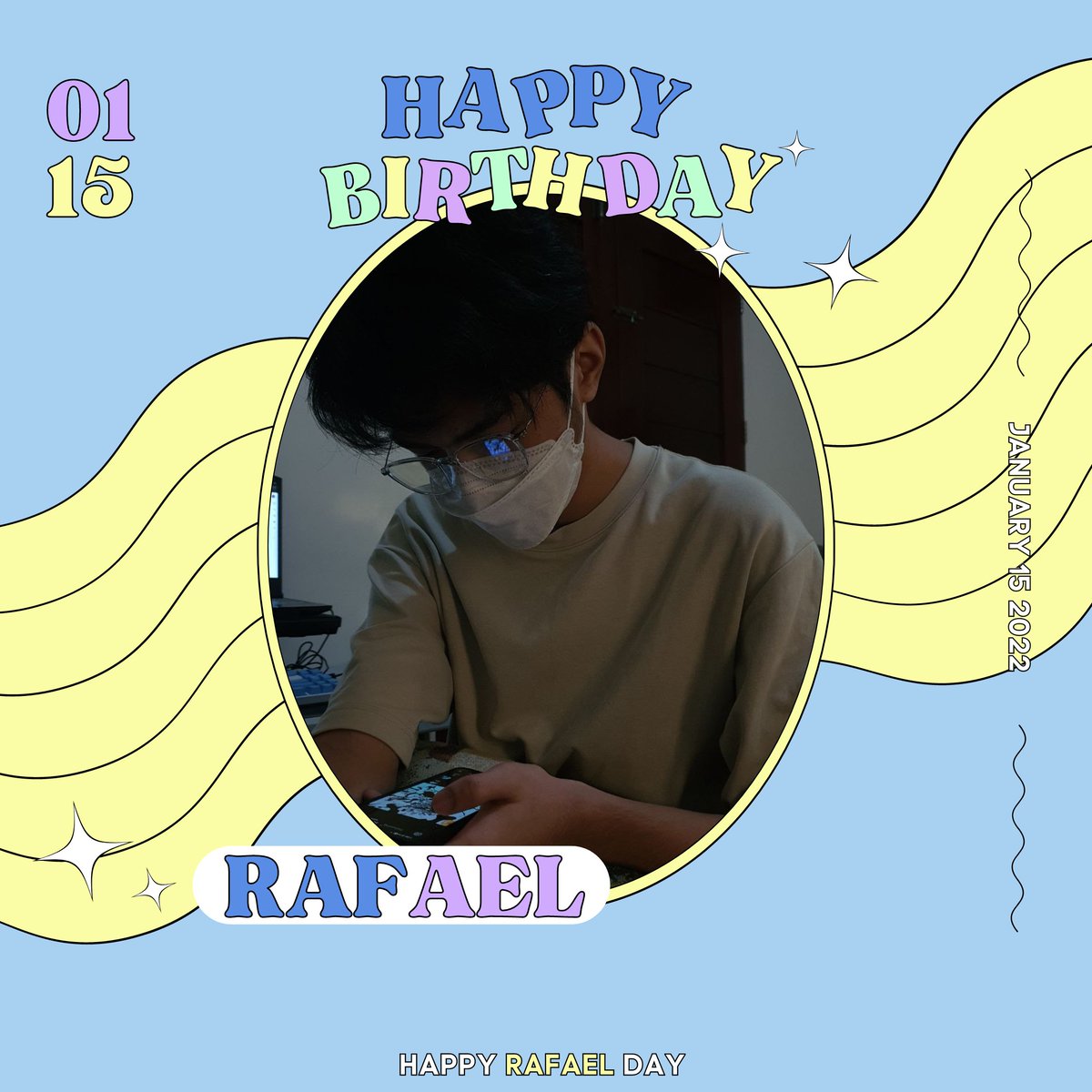 labingHApat's tweet photo. labingHApat would like to greet Rafael a HAppy birthday!🥳

𝘉𝘭𝘰𝘸 𝘵𝘩𝘦 𝘤𝘢𝘯𝘥𝘭𝘦 𝘢𝘯𝘥 𝘮𝘢𝘬𝘦 𝘢 𝘸𝘪𝘴𝘩!🎉🎂

Here’s to you and all this year has in store! We wish you an abundance of 𝗰𝗮𝗹𝗮𝗺𝗮𝗻𝘀𝗶 𝘀𝗰𝗼𝗿𝗲𝘀 your way 🤑💚
𝗛𝗔𝗣𝗣𝗬 𝗥𝗔𝗙𝗔𝗘𝗟 𝗗𝗔𝗬! https://t.co/Pc1hD4Fe9d