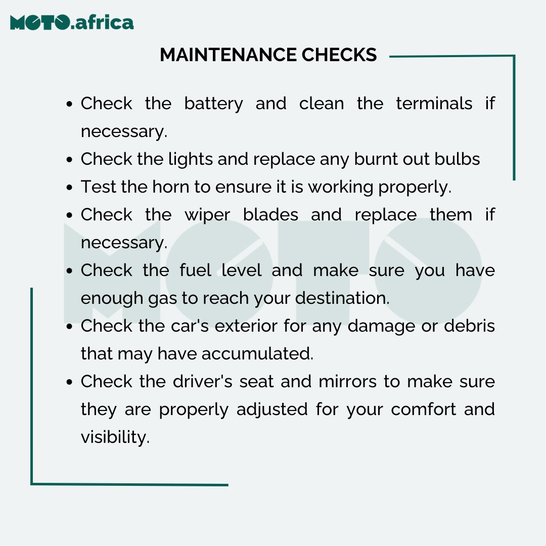 MOTOafricaHQ's tweet photo. Keeping your car in tip-top shape with regular maintenance checks!
.
.
.
#MotoAfrica #CarMaintenance #RoutineCheck #AutoCare #VehicleInspection #CarCheckup #RegularMaintenance #AutoMaintenance #CarService #VehicleMaintenance #PreventativeMaintenance #CarTuneUp https://t.co/4PbZhiP2Bv