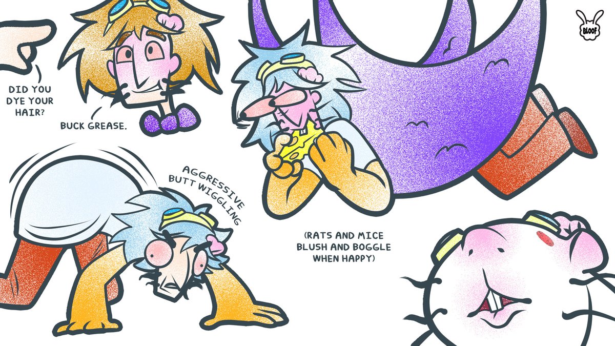 BloofBloofBloof's tweet photo. I ran out of ideas so I'll draw him as a rat

#drtwobrains #twobrains #rat https://t.co/XkO83r9DqD