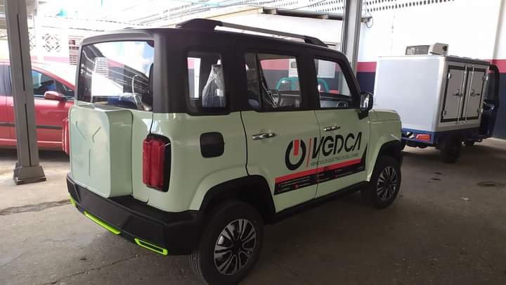 AeiVedca's tweet photo. #VEDCA por el desarrollo de la movilidad eléctrica en #Cuba. Nuestro cuatriciclo 🚙 llegó finalmente para el proceso de pruebas!!! https://t.co/jY2BPewTrY