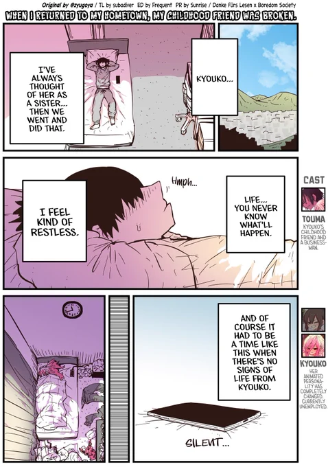 @zyugoya When I Returned to My Hometown, My Childhood Friend was Broken by @zyugoya 
Chapter 19 [EnglishTL/英訳!] 