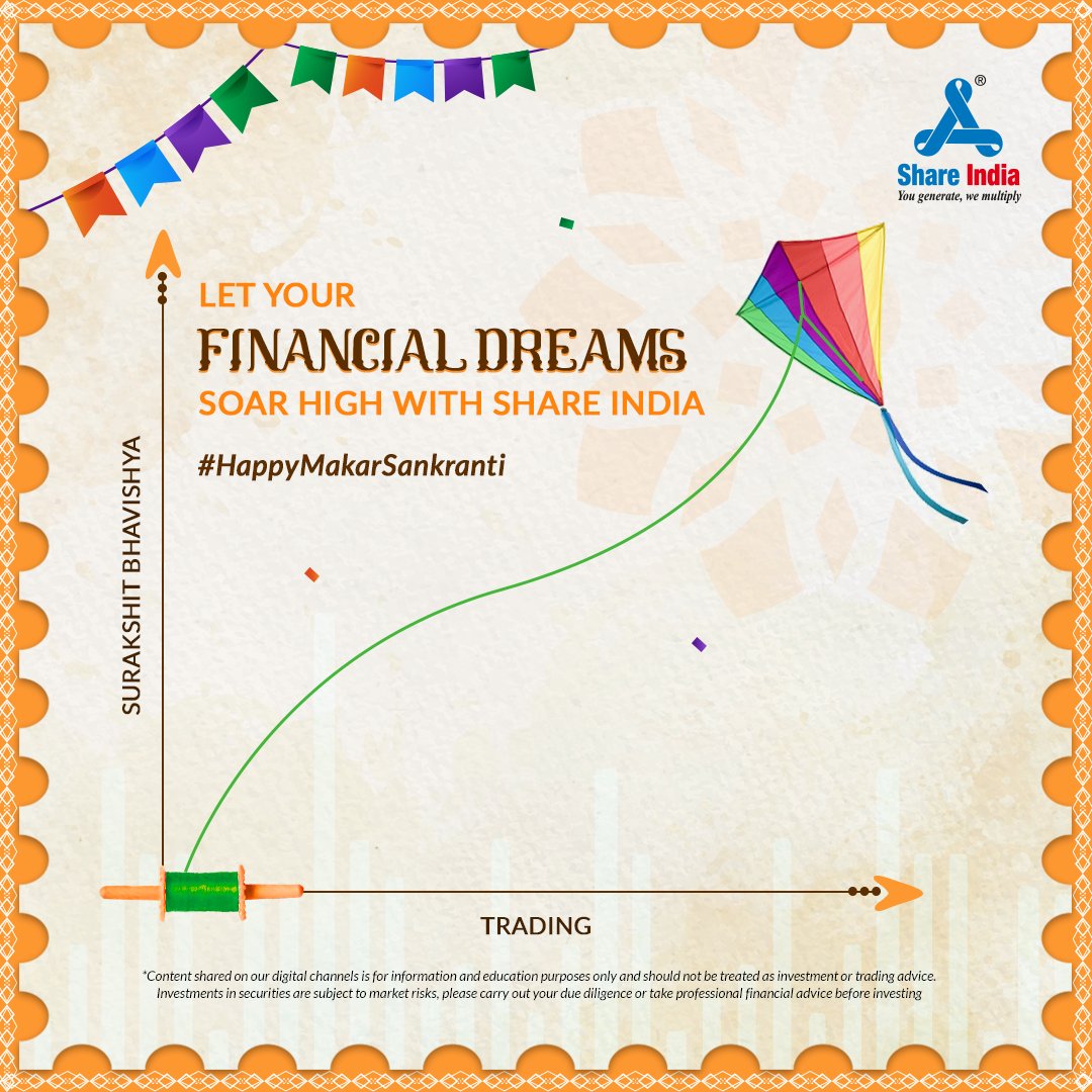 shareindiasec's tweet image. Onwards and Upwards only 🙌🏻

#HappyMakarSankranti #IndiaKaApnaTradingPlatform #ShareIndia #StockMarkets #Trading