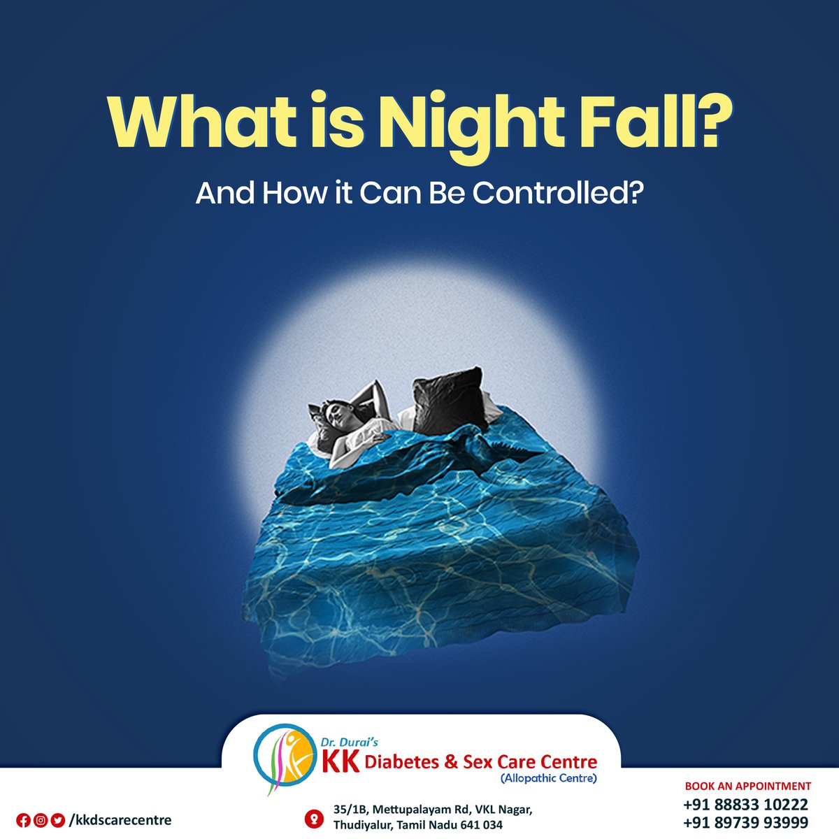 kkdscarecentre's tweet photo. Nightfall is a normal phenomenon associated with male sexuality. Most men experience wet dreams sometime during their lives. 

Consult for expert opinion.

#treatment #medical #coimbatore #sexologist #doctor #partner #nightfall #kkds #drdurai #sexdoctor #medical #treatment https://t.co/yFKkpH8l0j