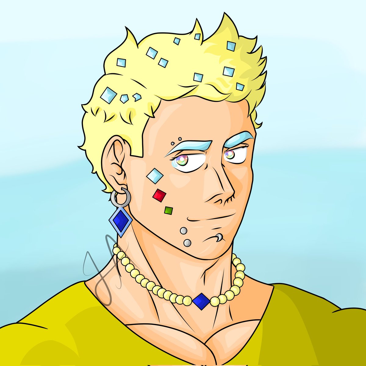 andrawsja30's tweet photo. Un pequeño redraw que hice, más que nada, para ver cuanto ha cambiado mi estilo en digital
Enero 2023 / Octubre 2021 https://t.co/xp5GoEmCBx