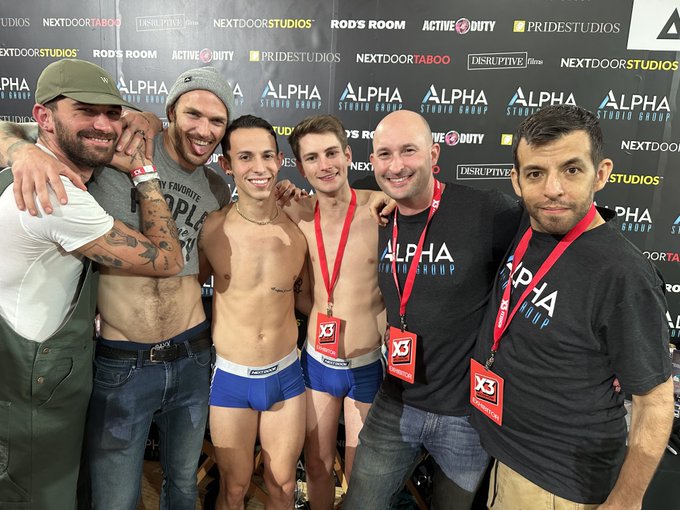 day 1 of #X3 @XBIZ expo :)   @nextdoorstudios @chris_damned @daddywildex @des_iresxxx @jerbabcock @xxxwalden<a href="/tag/x3"class="tags">#X3</a><a class="tags" href="/tag/xbiz">@xbiz</a><a class="tags" target="_blank" title="On Twitter" href="/?out=eyJ0eXAiOiJKV1QiLCJhbGciOiJIUzUxMiJ9.eyJpYXQiOjE3MTk4OTcxNTcsImlzcyI6InR3cG9ybnN0YXJzLmNvbSIsIm5iZiI6MTcxOTg5NzE1NywiZXhwIjoxNzUxNDMzMTU3LCJyZWRpcmVjdF91cmwiOiJodHRwczovL3R3aXR0ZXIuY29tL25leHRkb29yc3R1ZGlvcyJ9.n7gUq4jl1K9KZ2AgQ9ZReD2YwS7DAISYckai5_rwuTZ0Vl6MFoCBF9y1_KbijmmyuLkArjJBZLUMzx8iRmnkzg">@nextdoorstudios</a><a class="tags" href="/tag/chris_damned">@chris_damned</a><a class="tags" href="/tag/daddywildex">@daddywildex</a><a class="tags" href="/tag/des_iresxxx">@des_iresxxx</a><a class="tags" target="_blank" title="On Twitter" href="/?out=eyJ0eXAiOiJKV1QiLCJhbGciOiJIUzUxMiJ9.eyJpYXQiOjE3MTk4OTcxNTcsImlzcyI6InR3cG9ybnN0YXJzLmNvbSIsIm5iZiI6MTcxOTg5NzE1NywiZXhwIjoxNzUxNDMzMTU3LCJyZWRpcmVjdF91cmwiOiJodHRwczovL3R3aXR0ZXIuY29tL2plcmJhYmNvY2sifQ.-LuVyrQbvZ4PtUqQa52G8htpb9VzxugbMFWc87VEQo4b-BkDyEISFTmaxHQPi6wVtPbXMwkQW9M67AhG8Hsu7w">@jerbabcock</a>