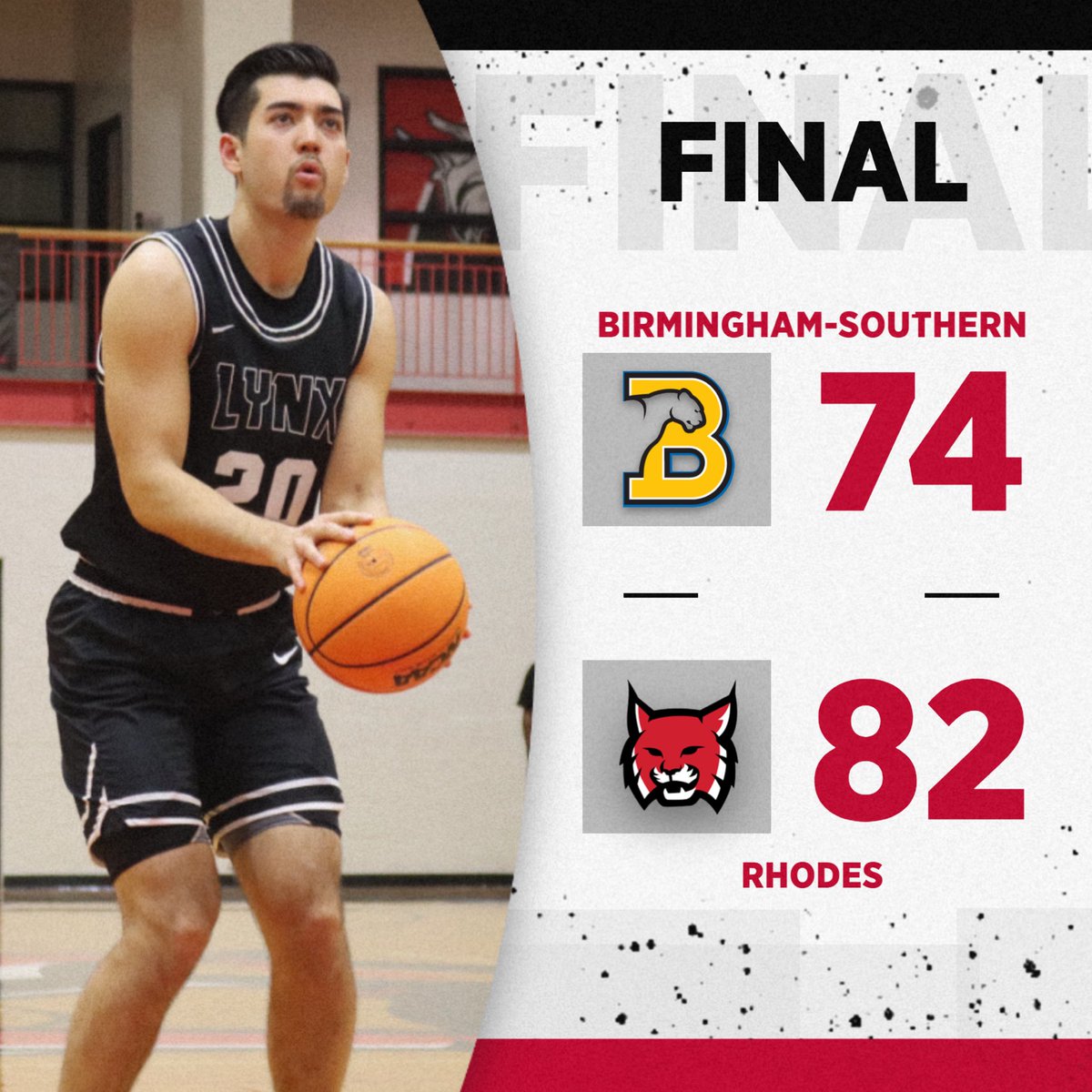 .@rhodeslynxmbb complete 2-0 night for the Lynx on #Fight4Literacy night! 

They’ll be back in action Sunday at 3pm. #RollLynx #D3hoops