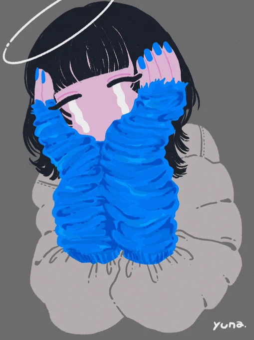 #絵を彩度100にすると超派手  あんまりおもんない〜