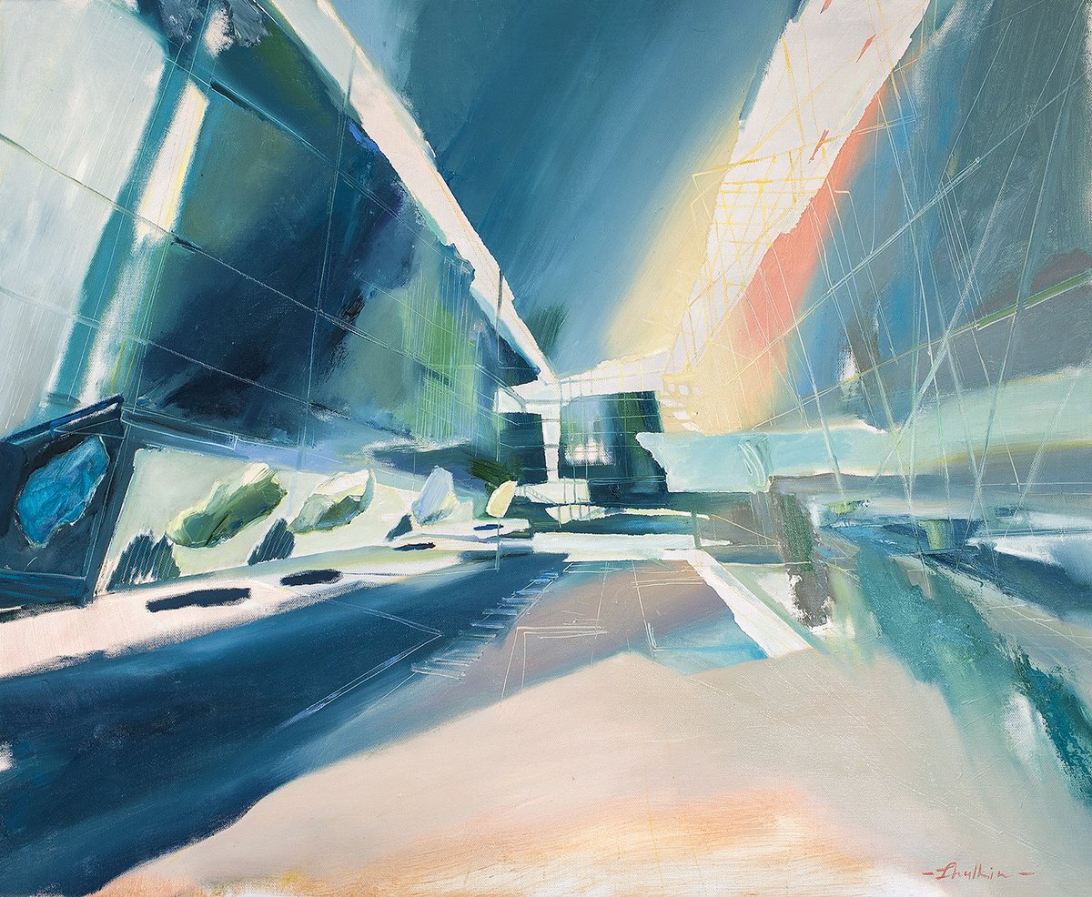 WomensArtForAll's tweet photo. Helen #Shulkin #WomensArt #ArtByWomen •Architectural Space, 8• https://t.co/XlkMPrLrRZ