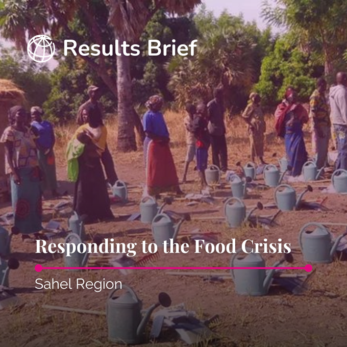 Nearly 2 million people in the #Sahel have benefitted from the @WBG_IDA ...