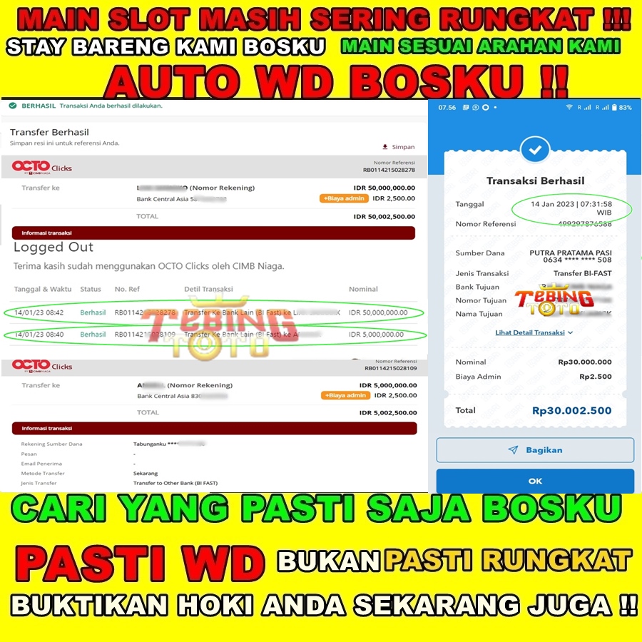 TEBINGTOTO's tweet photo. Seru main di TEBINGTOTO bonus deposit khusus new member 10% TANPA TO
info link gacor gaskan terus link di bawah ini
https://t.co/YZrN5ALuFA
#PREDIKSIHONGKONG #HONGKONGPOOL #TEBINGTOTO #tebingtoto #PGSOFT #pastihoki
#PREDIKSISYDNEY #SYDNEYPOOL #SGPPOOL #SINGAPOREPOOL #KAKEKZEUS https://t.co/jWIPY3bDco