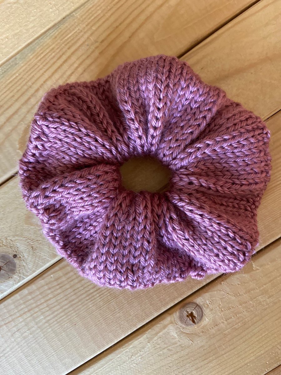 Excited to share this item from my #etsy shop: Knit Hair Scrunchies #womensaccessory #hairstyle #handmade etsy.me/3XsKQ7I
