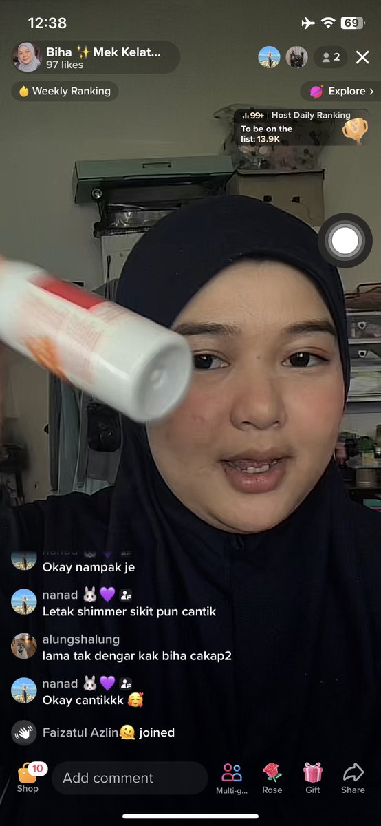 Dah lama betholl tak join live leader kita ni 🤭