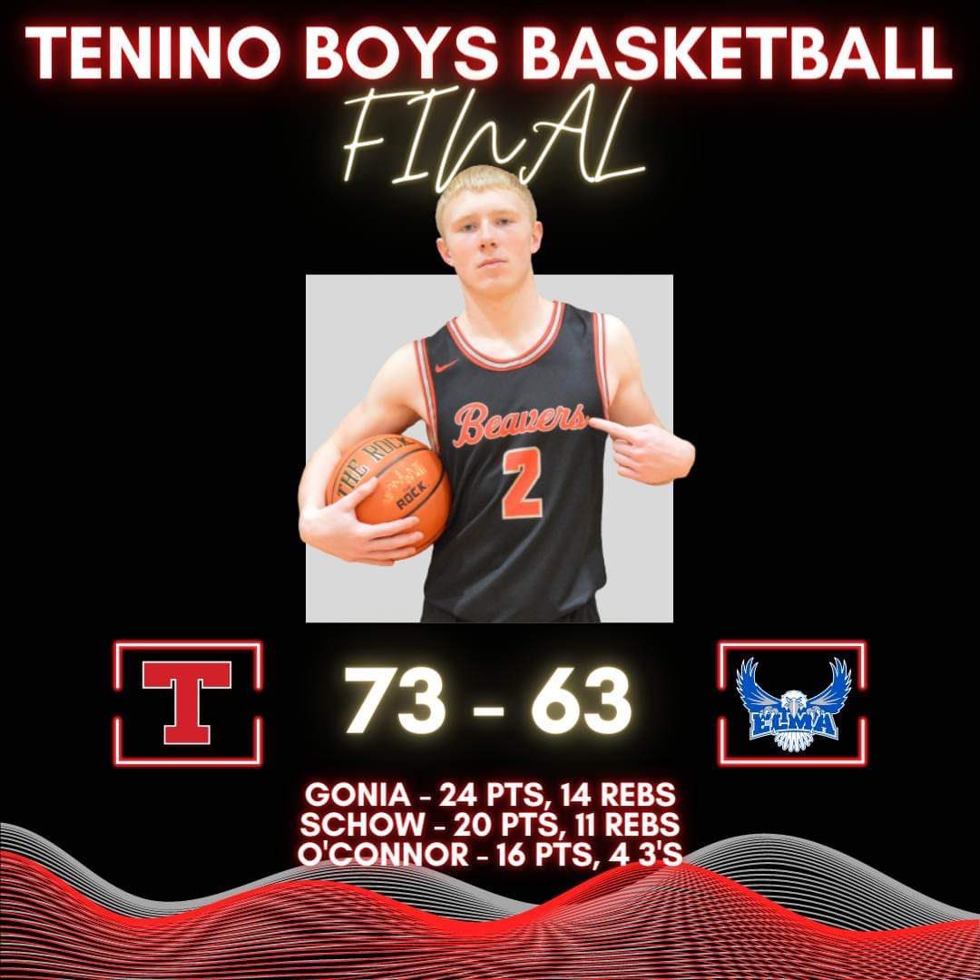 Beavers get a big home win in league tonight. Sitting at 3-1 in league after the first trip through league. 
Add to the scoring:
Feltus 7
Noonan 4
P Snider 2
#GoBeavs #OnTenino