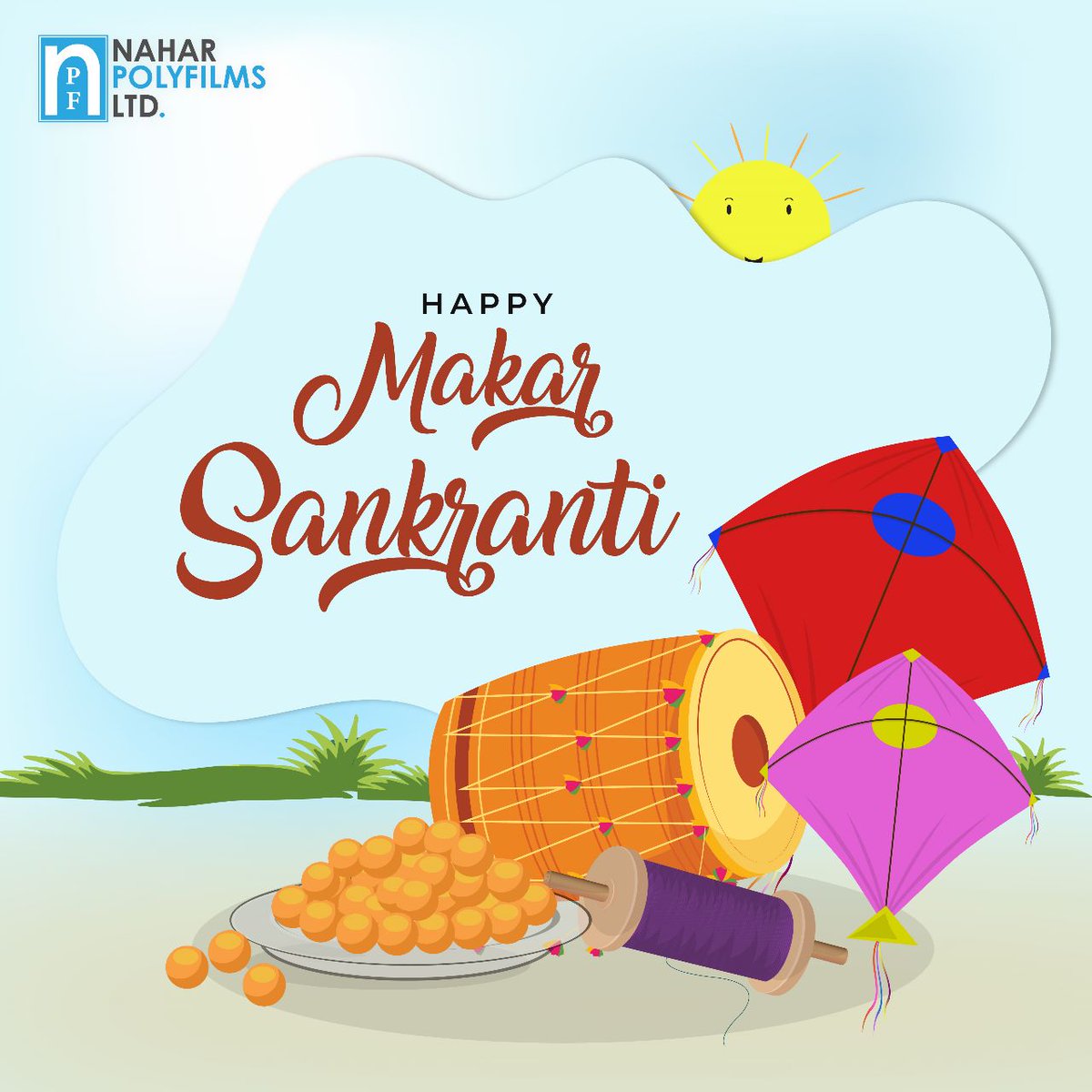Naharpolyfilms's tweet photo. Nahar Polyfilms wishes you & your family a very Happy Makar Sankranti
.
.
.
#happymakarsankranti2023 #HappyMakarSankranti #MakaraSankranti #makarsankranti2023 #festival #festival2023 #wishes #NaharPolyfilms https://t.co/BU6XeIxo5G