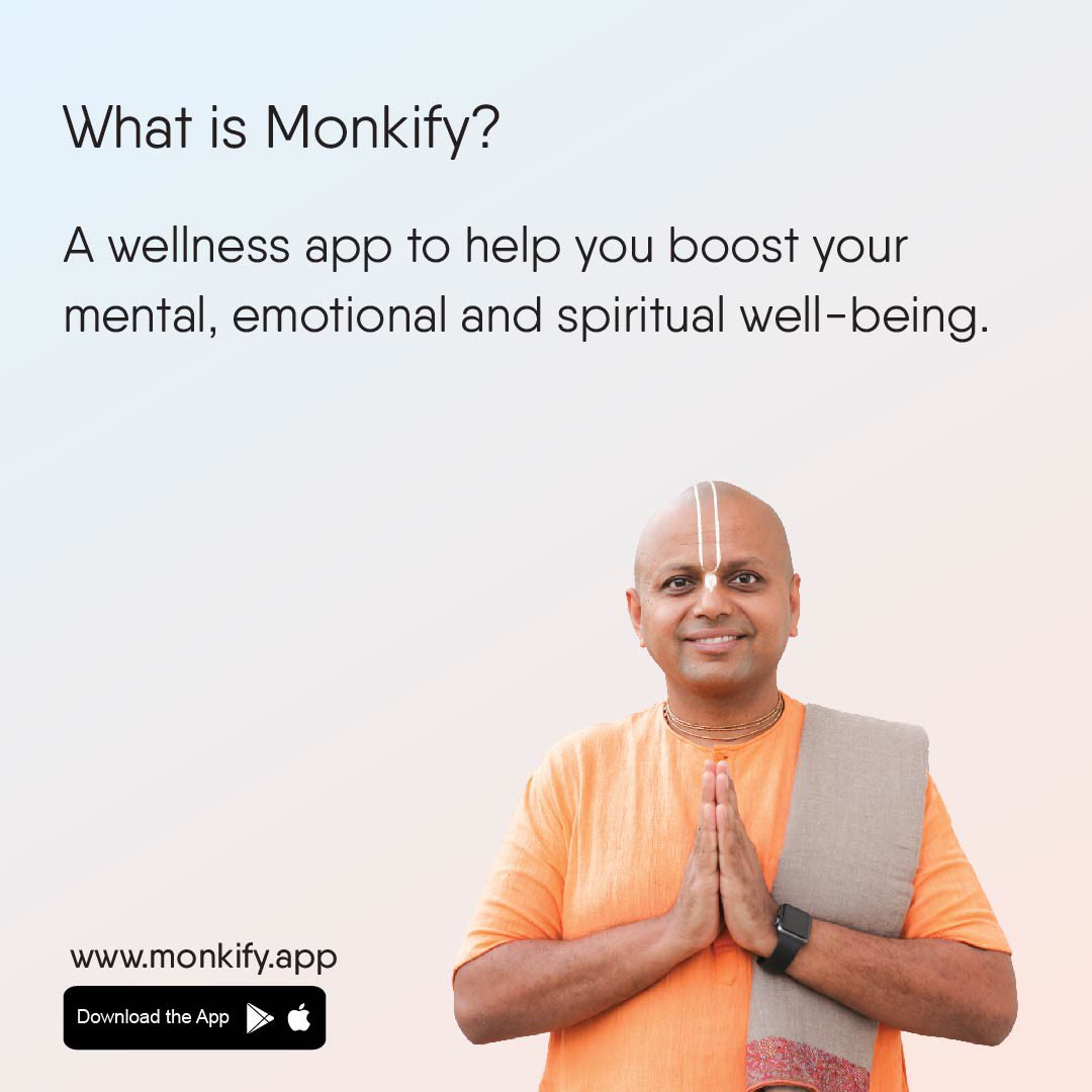 gaurgopald's tweet photo. With great joy and gratitude, we humbly offer full access to #monkify from today!
Grateful for all your love and support ❤️❤️🙏🏻🙏🏻
Available for download both of IOS and Android 1/5
#Launch #monkifyapp #EnergizeYourMind #GaurGopalDas https://t.co/WG3NijZ48y