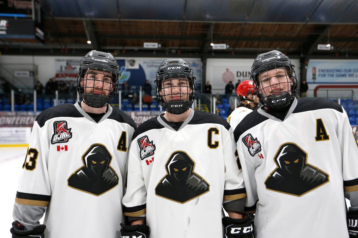 ojhlimages's tweet photo. Representing their organizations at the 2023 OJHL All-Star Celebration @OJHLOfficial @OJHLDukes @OJHLJrCanadiens @MenaceOJHL @HuskiesJrA https://t.co/M5eg6fGugm