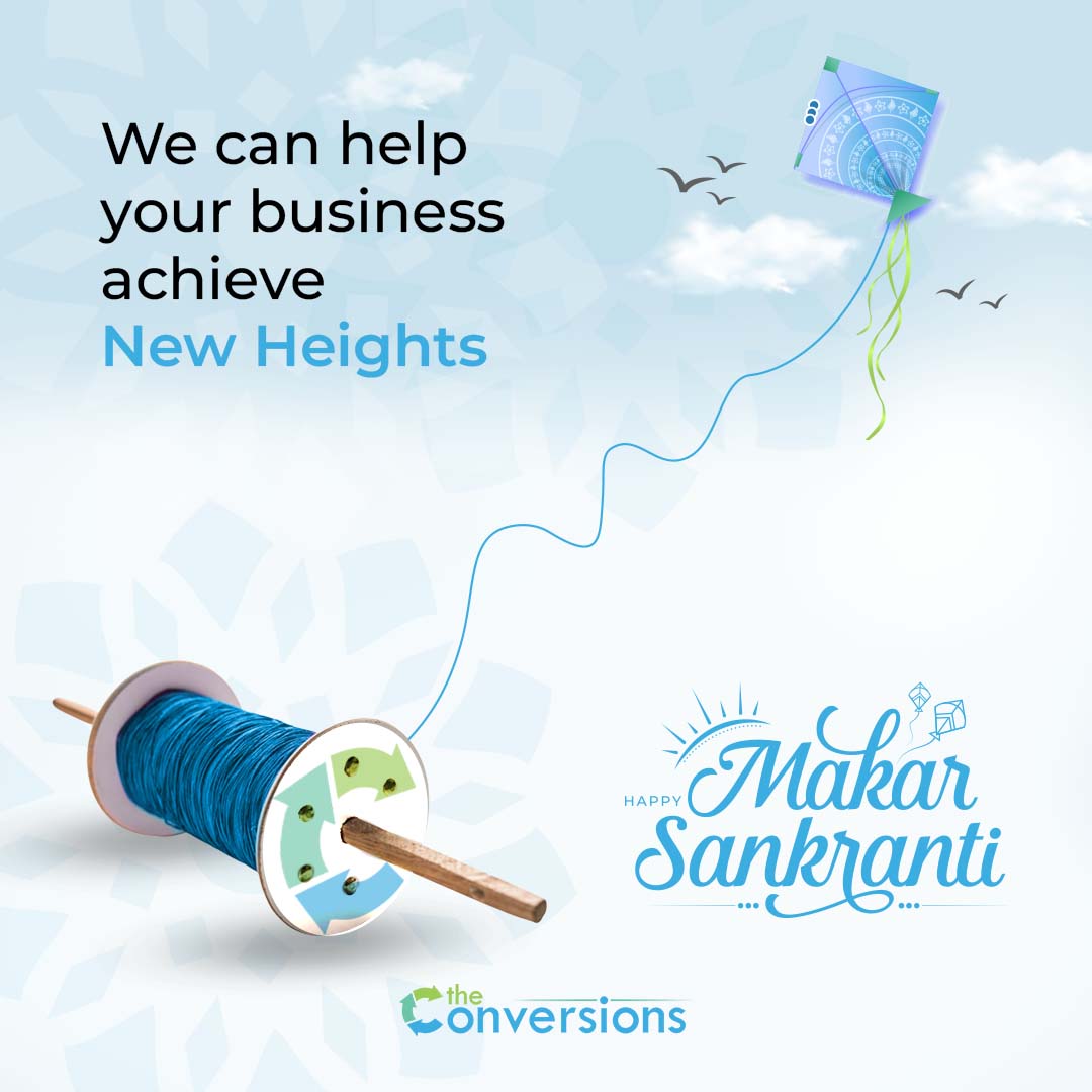 Happy Makar Sankranti 🪁
We make your business achieve new heights. 
#MakarSankranti #MakarSankranti2023 #socialmedia #seo #webdevelopment #seoranking #branding #ppc #theconversions #digitalmarketing #socialmediamarketing #digitalmarketingagency #wearestorytellers #bhopal #mp