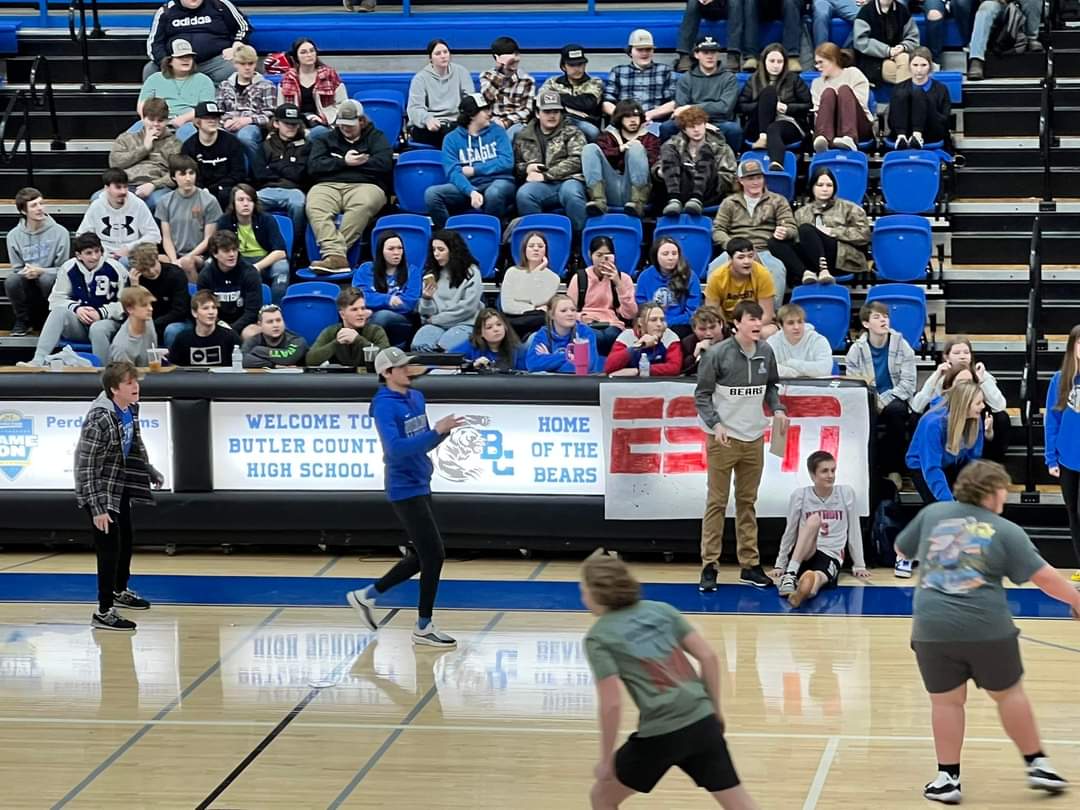 The ESPN announcers <a href="/TyPrice2025/">Ty Price</a> <a href="/CarsonM41/">Carson Miller</a> were everything at the rally today! Good times! #BuildingABetterBCHS