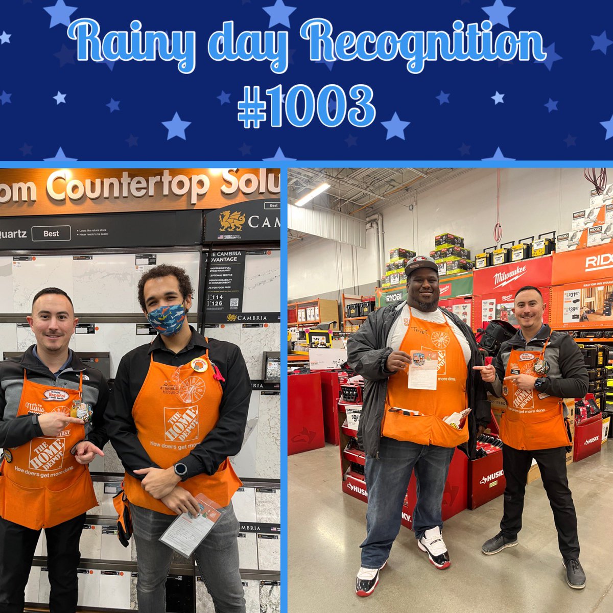 Customers flagged down Mario to praise Quincy and Terrell for going that extra mile for their weather related needs!!! #d20 #pacnorthproud #orangeblooded #theview
