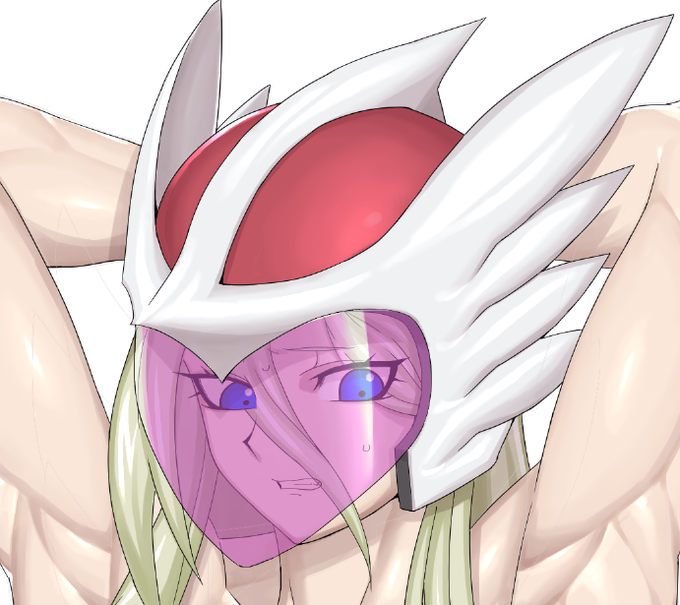 三回目の書き直しでやっとマシな顔に出来た。→が二回目 