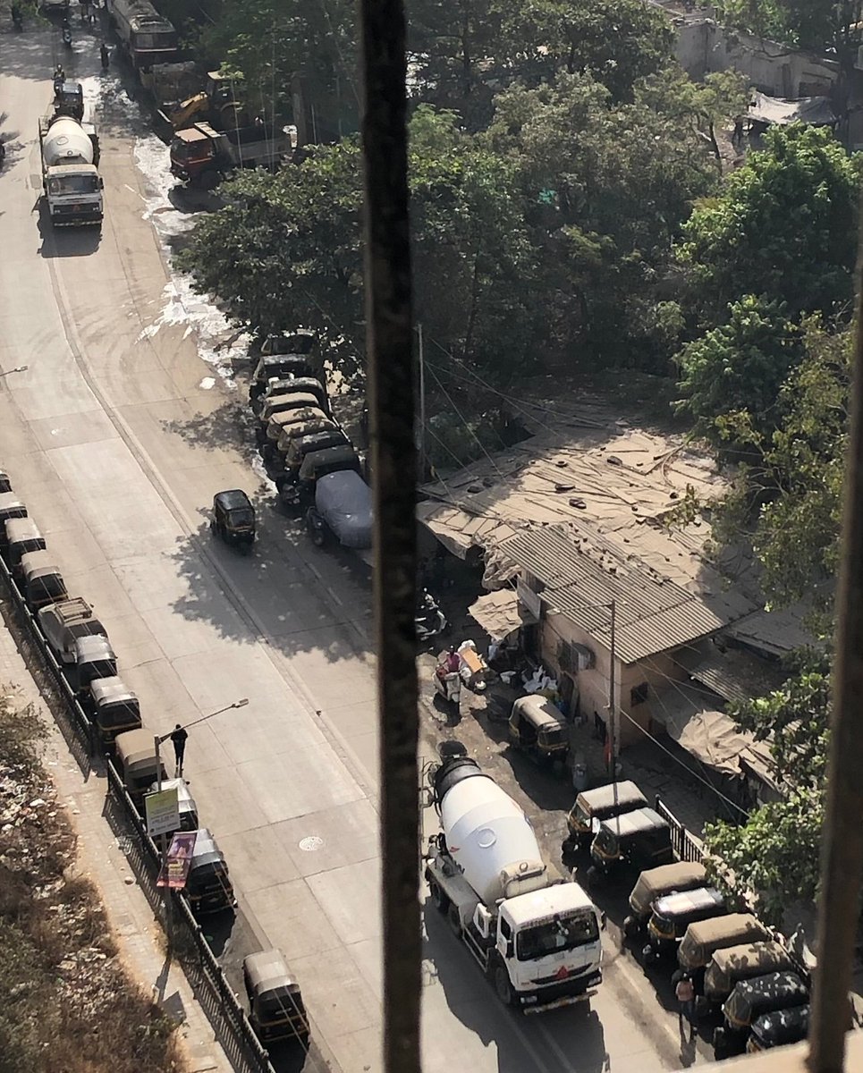 IamSunitavn's tweet photo. #RMCPlantsGovandi
Cement trucks back to back
No site of any respite! 
Citizens shout for their right
Why the authorities are so quite?
Not taking any responsibility for your citizens plight!
Is indeed a shameful sight

@mybmc 
@mybmcplanning 
@CMOMaharashtra 
@TOIMumbai https://t.co/7dXMD7ipAS