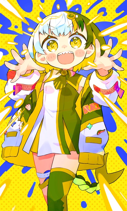 #彩度100にすると超派手 きれい 