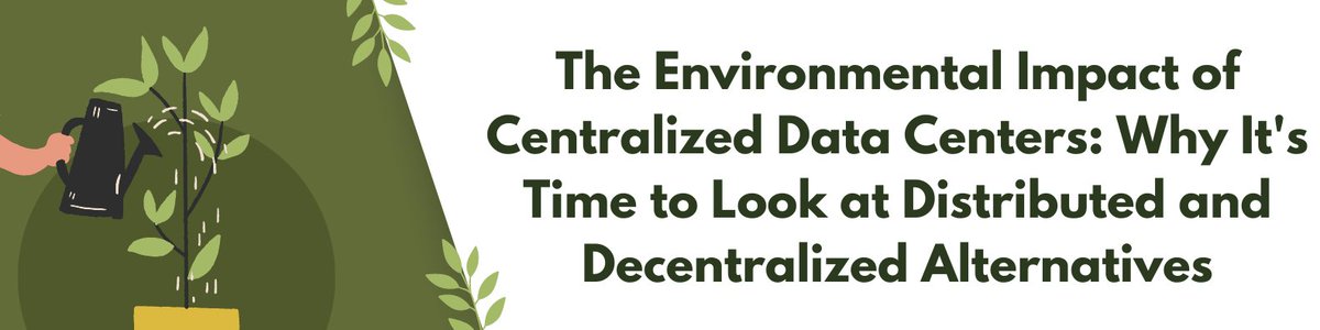 HenriNyakarundi's tweet photo. Are you concerned about the impact of centralized data centers on the environment? Our latest article delves into the challenges and alternatives of these facilities, including distributed infrastructure. #Sustainability #InnovativeInfrastructure
https://t.co/EyxH6mPjrk https://t.co/glsXPLhiNm