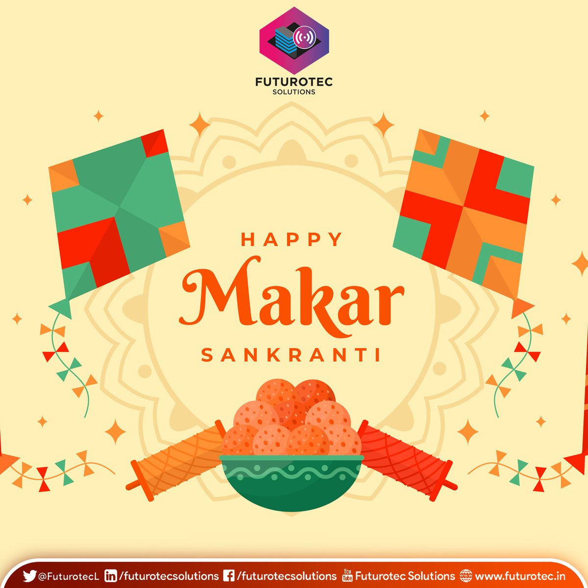 FuturotecL's tweet photo. May happiness and prosperity be radiated through the divine rays of the sun to you and your loved once. #HappyMakarSankranti

#HappyUttarayan #HappyPongal #MaghBihu #happiness #Kite

https://t.co/OmIE5lFmGg https://t.co/Ok8fHgiPqW